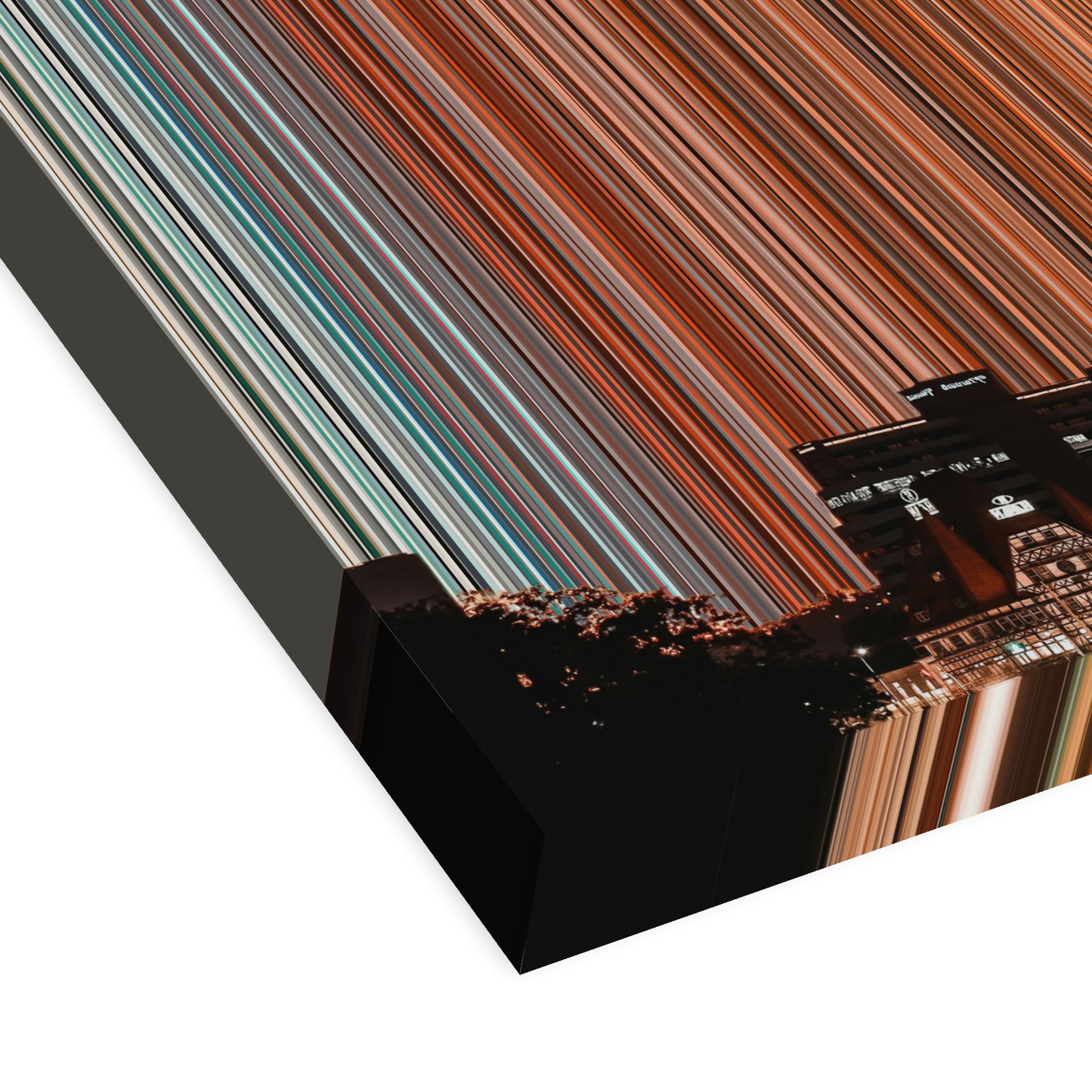 Blumenau, SC, Brasil - 3D perspective view showing canvas depth and texture - Gradienta