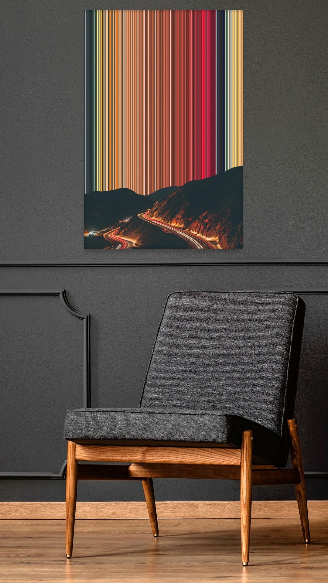 Grimes Canyon - Lifestyle staging in modern interior - Gradienta