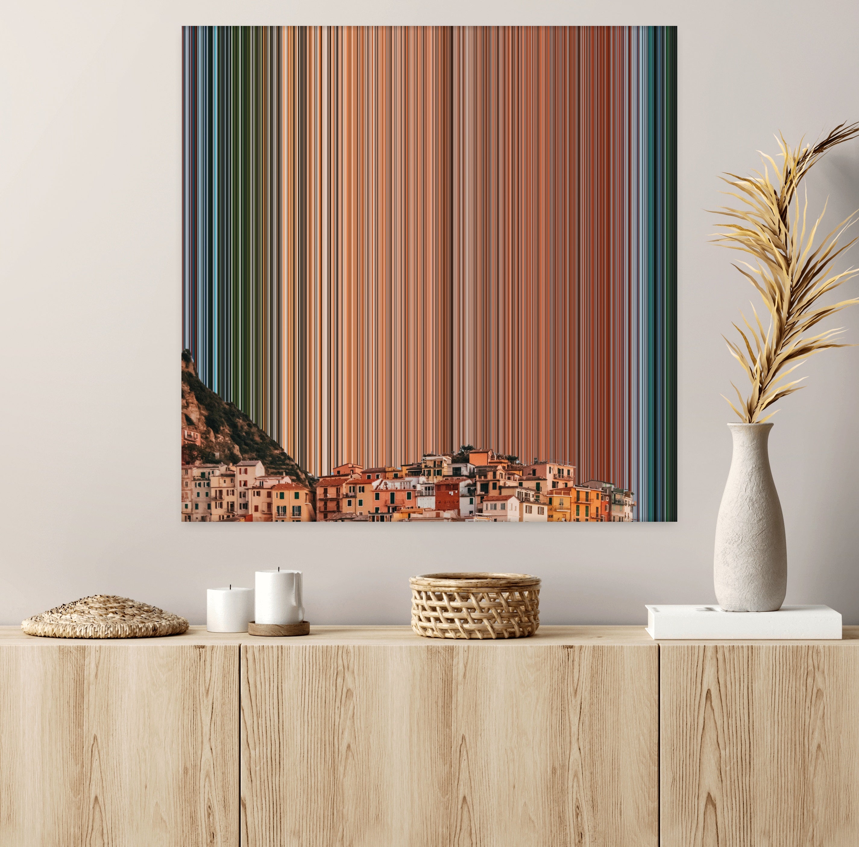 Manarola, Italy - Lifestyle staging in modern interior - Gradienta