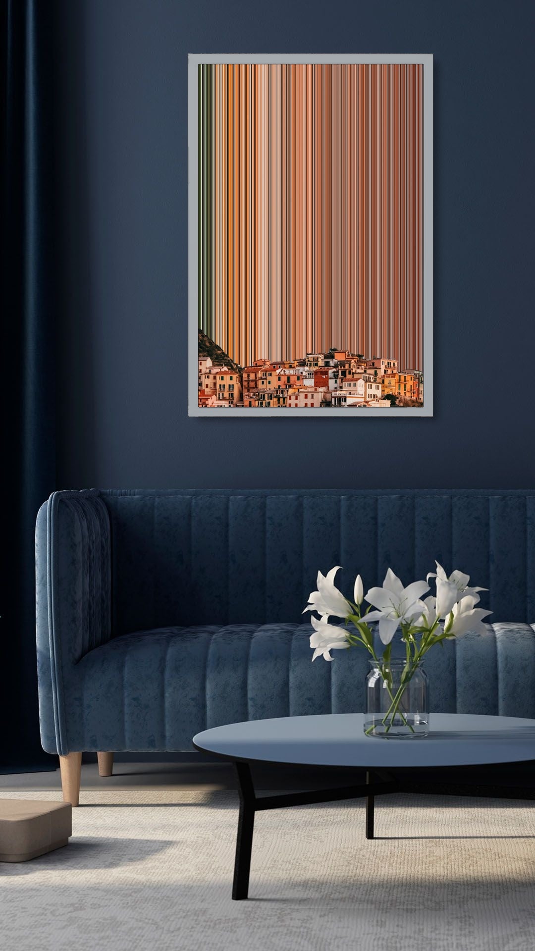 Manarola, Italy - Lifestyle staging in modern interior - Gradienta