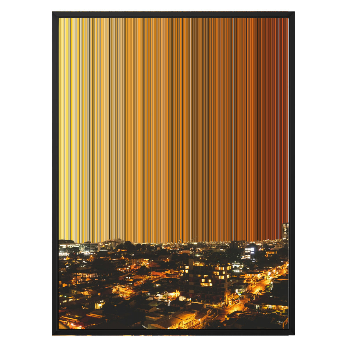 Electric Metropolis - Ambient Frequencies No. 001 - CAN-38MM-FRA-MC-24X30-VAR_24x32_Black
