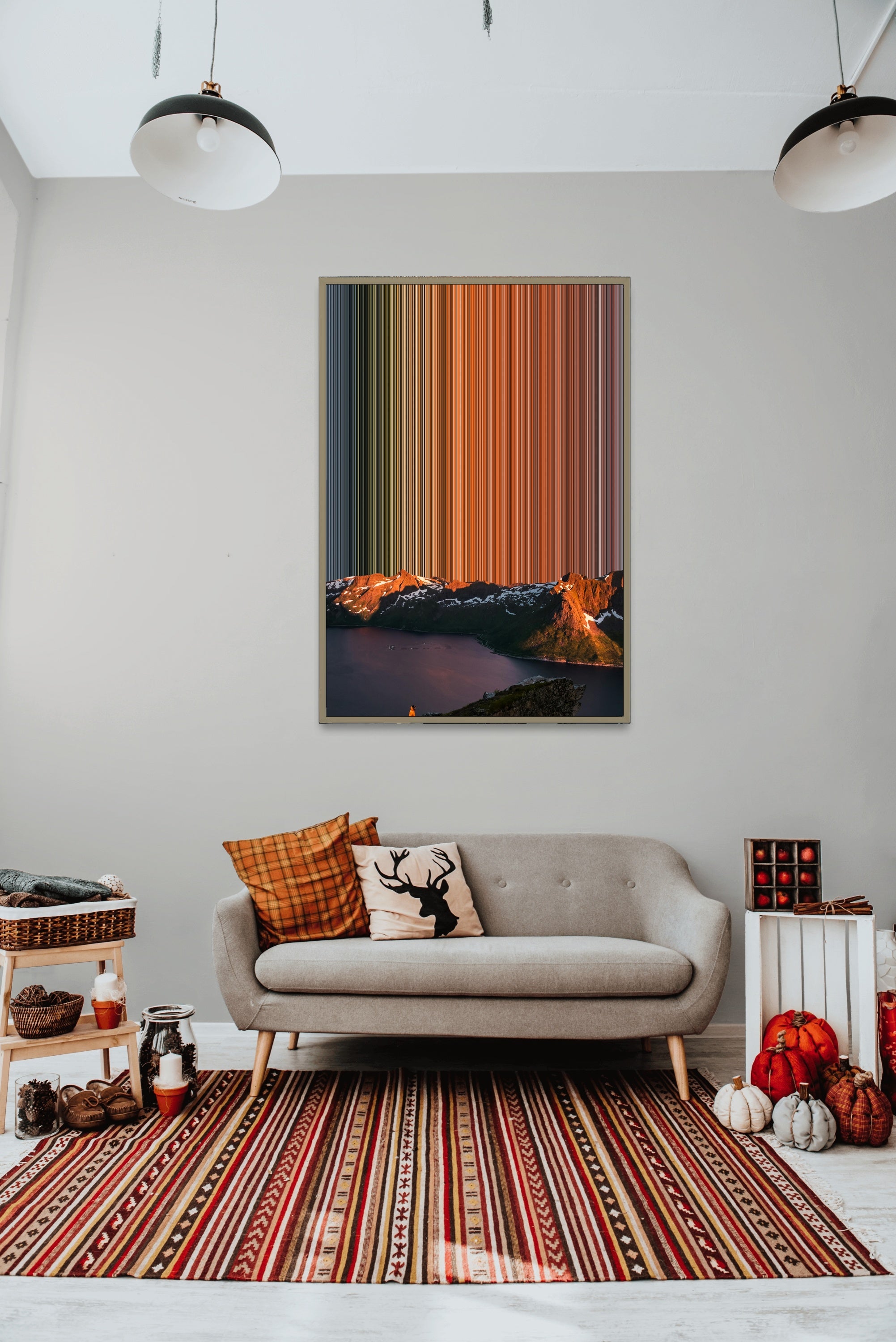 Troms og Finnmark, Norge - Lifestyle staging in modern interior - Gradienta