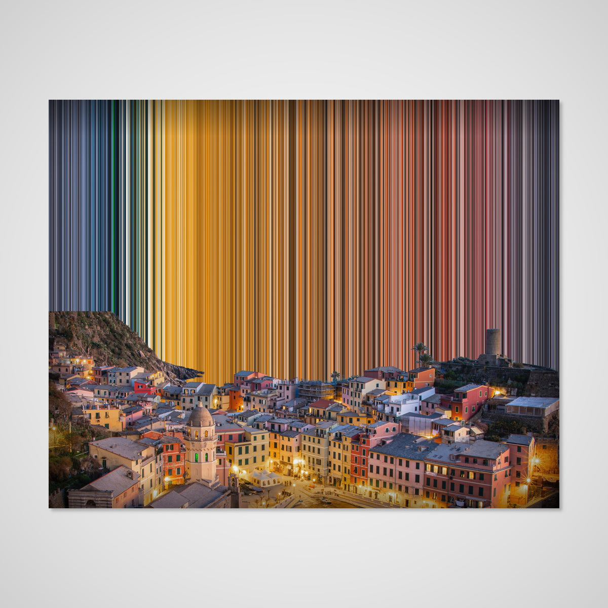 Vernazza Harbour - Luminous Echoes No. 012