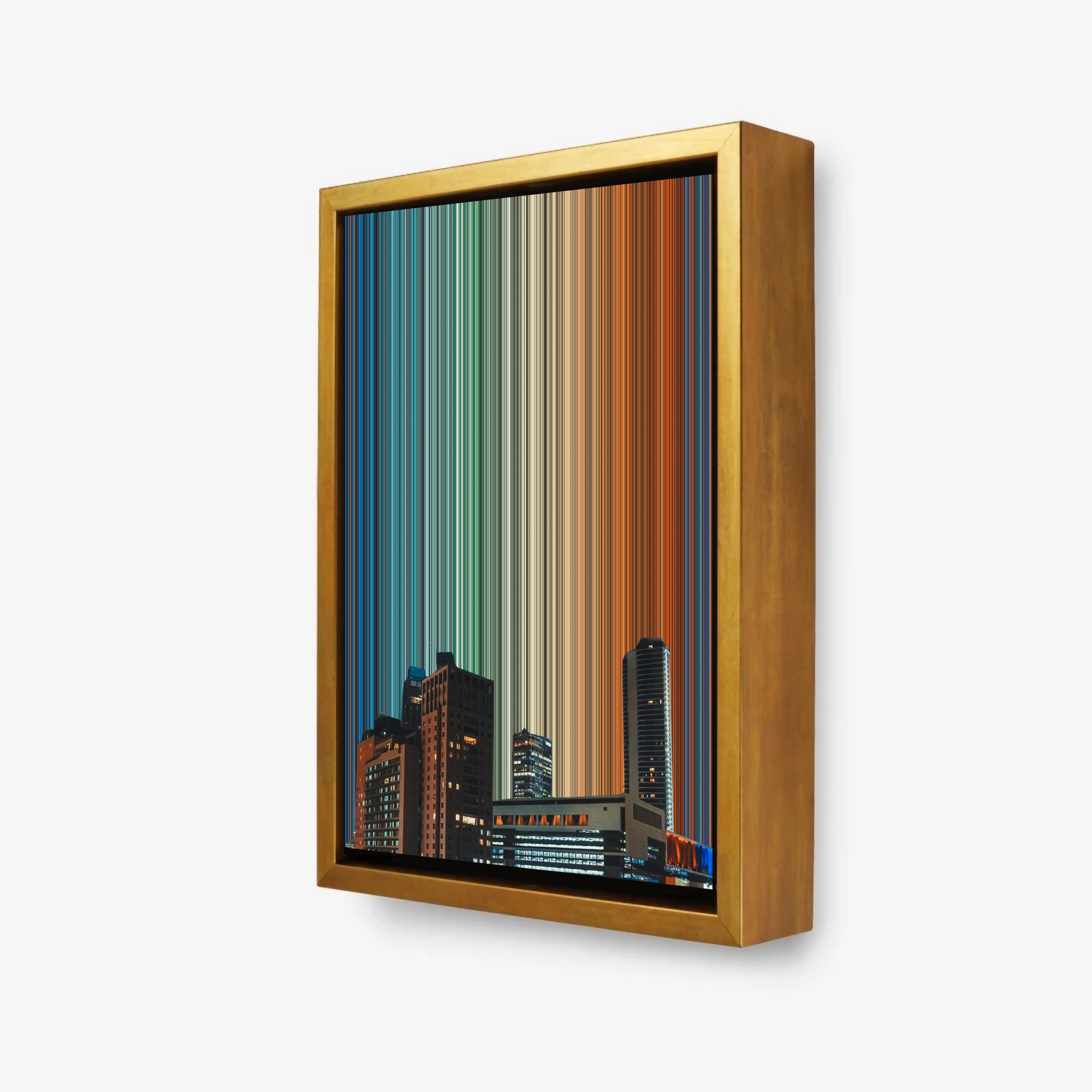 Jakarta, Jakarta, Indonesia - 3D framed canvas view - Gradienta