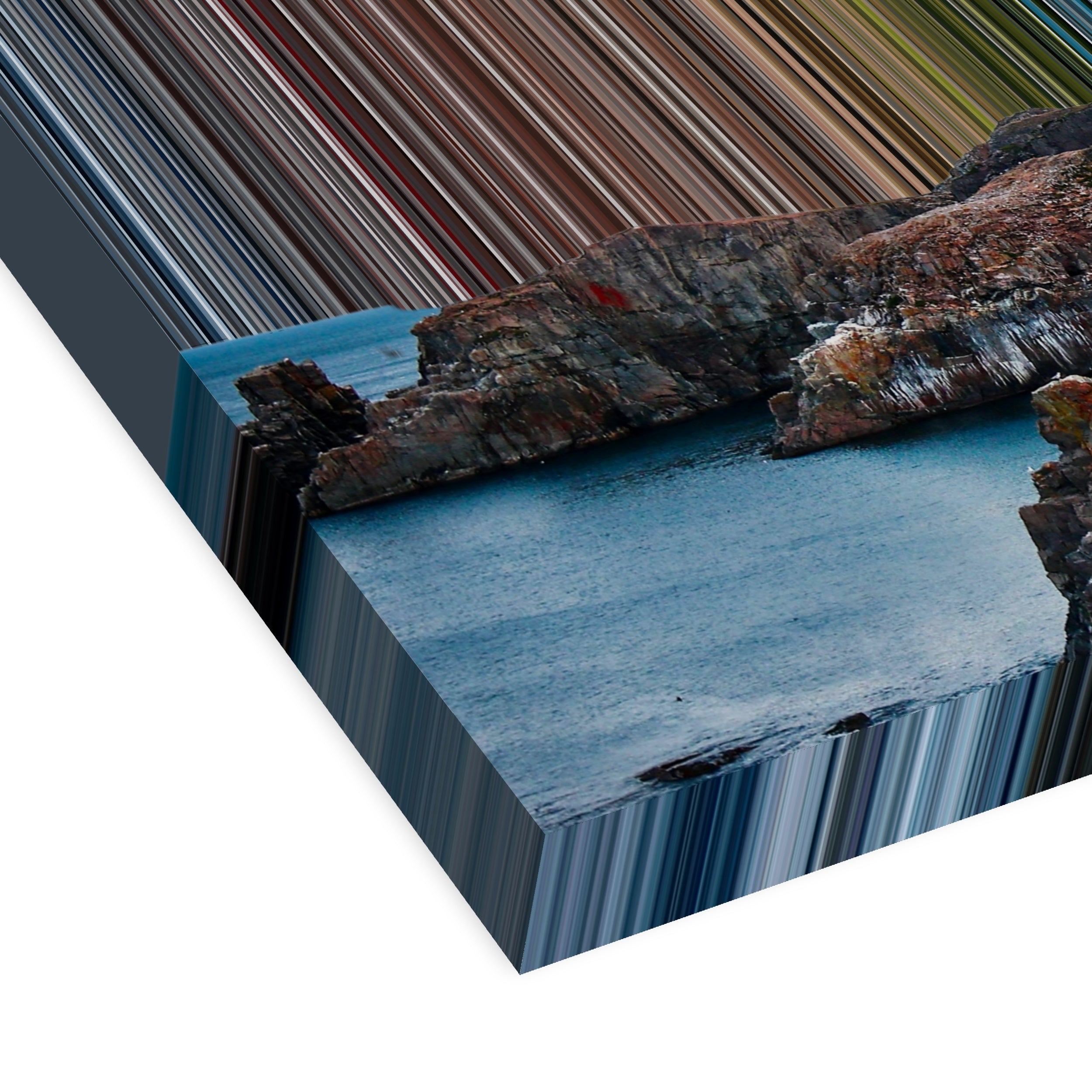 NL, Canada - 3D perspective view showing canvas depth and texture - Gradienta