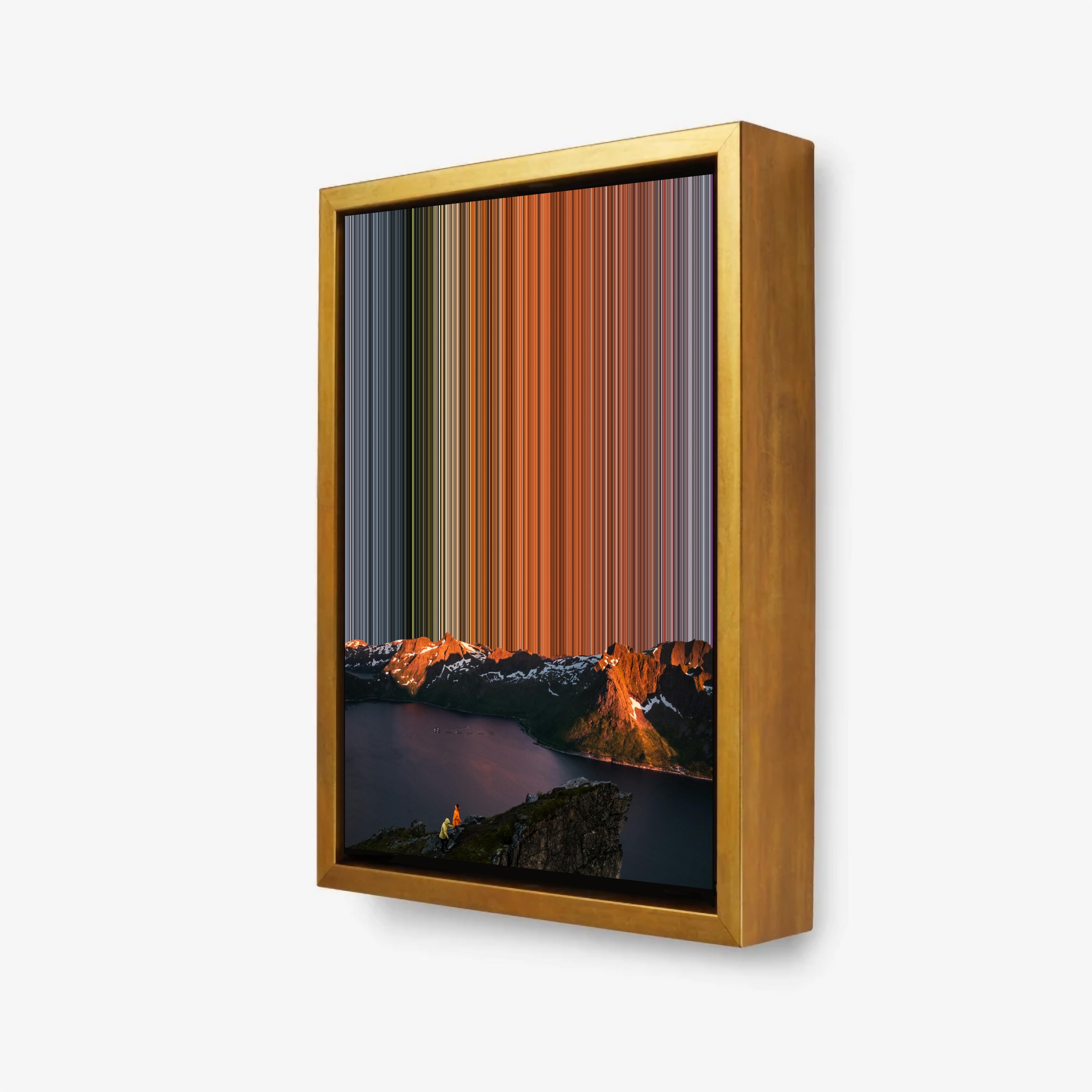 Troms og Finnmark, Norge - 3D framed canvas view - Gradienta