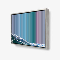 Alaska United States - 3D framed canvas view - Gradienta