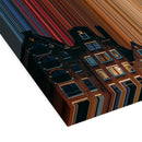 Amsterdam, NH, Niederlande - 3D perspective view showing canvas depth and texture - Gradienta