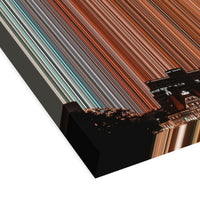 Blumenau, SC, Brasil - 3D perspective view showing canvas depth and texture - Gradienta