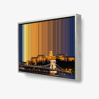 Castillo de Buda, Budapest: vista en 3D del lienzo enmarcado