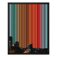 16×20" Framed Canvas - Black Frame variant