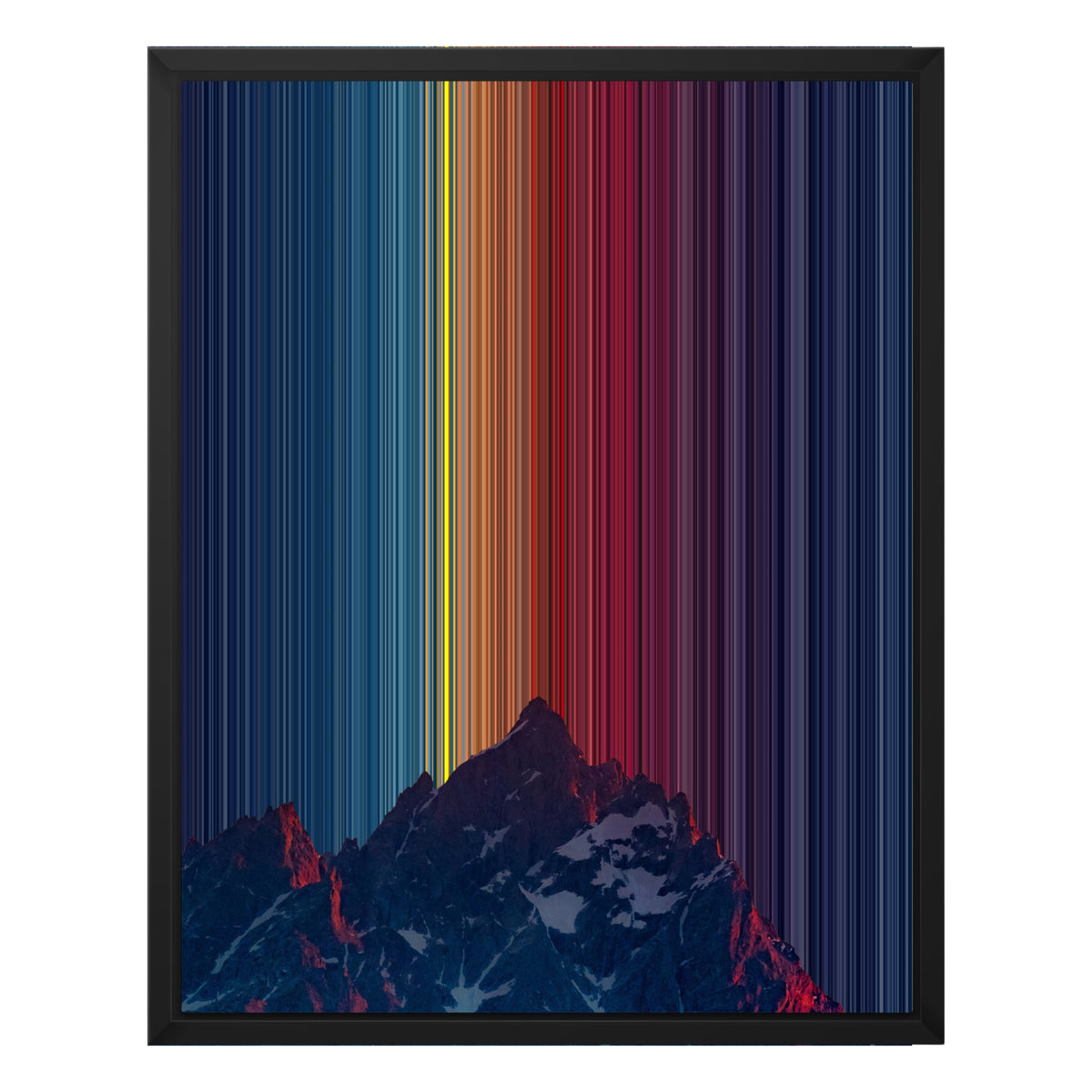 16×20" Framed Canvas - Black Frame variant