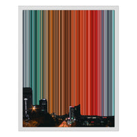 16×20" Framed Canvas - White Frame variant
