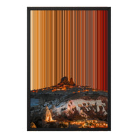 Inramad canvastavla, 18×24", svart ram
