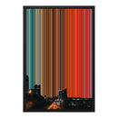 18×24" Framed Canvas - Black Frame variant