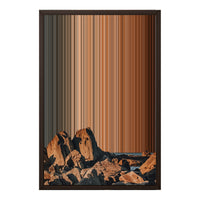 Florianópolis - Prismatic Memory No. 001 - CAN-19MM-FRA-SC-18X24_18x24_Brown