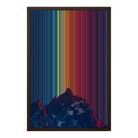 18×24" Framed Canvas - Brown Frame variant