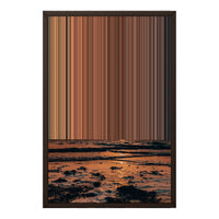 18×24" Framed Canvas - Brown Frame variant
