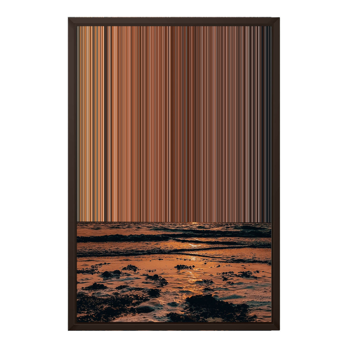 18×24" Framed Canvas - Brown Frame variant