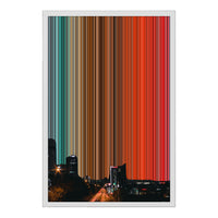 18×24" Framed Canvas - White Frame variant