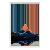 Gerahmtes Leinwandbild im Format 18×24", weißer Rahmen