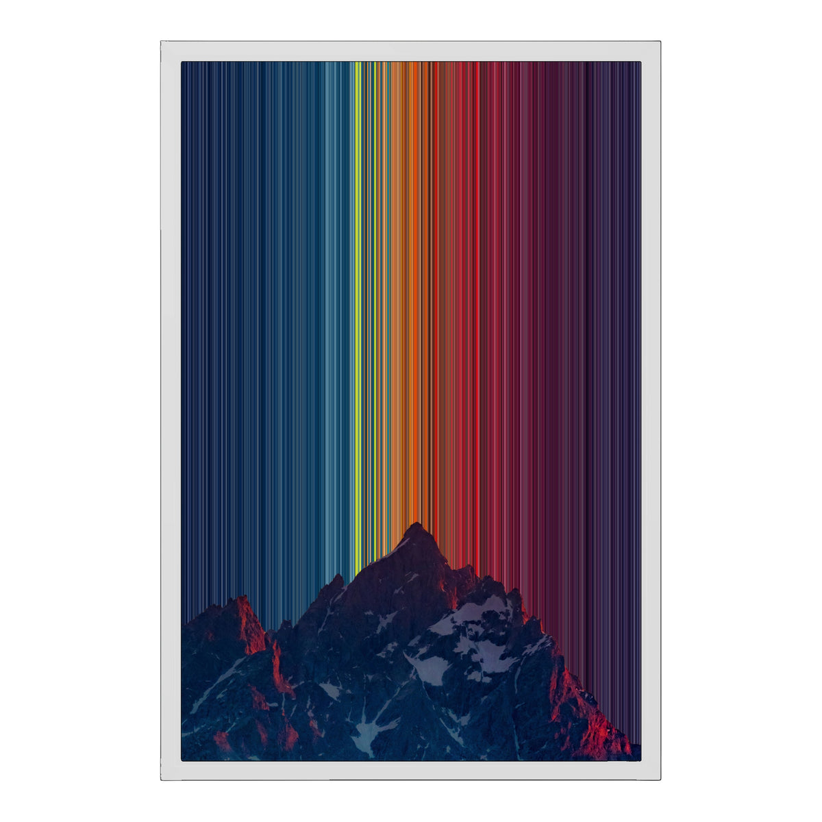 18×24" Framed Canvas - White Frame variant
