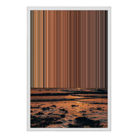 18×24" Framed Canvas - White Frame variant