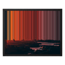 20×16" Framed Canvas - Black Frame variant
