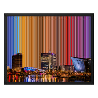 Amsterdam, Nederland – illustrasjon av lerret i svart ramme – Gradienta