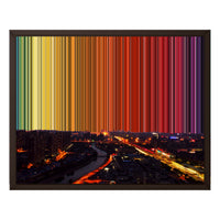 20×16" Framed Canvas - Brown Frame variant