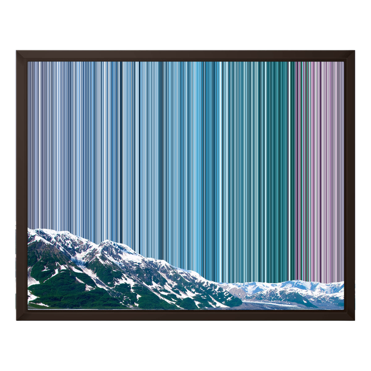 20×16" Framed Canvas - Brown Frame variant