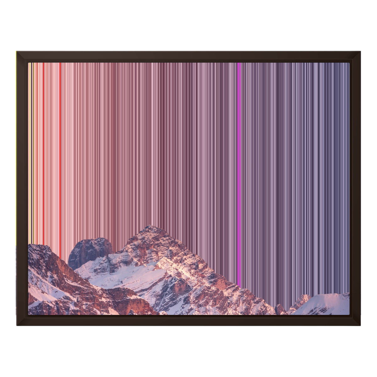20×16" Framed Canvas - Brown Frame variant