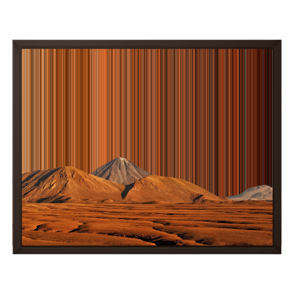 20×16" Framed Canvas - Brown Frame variant
