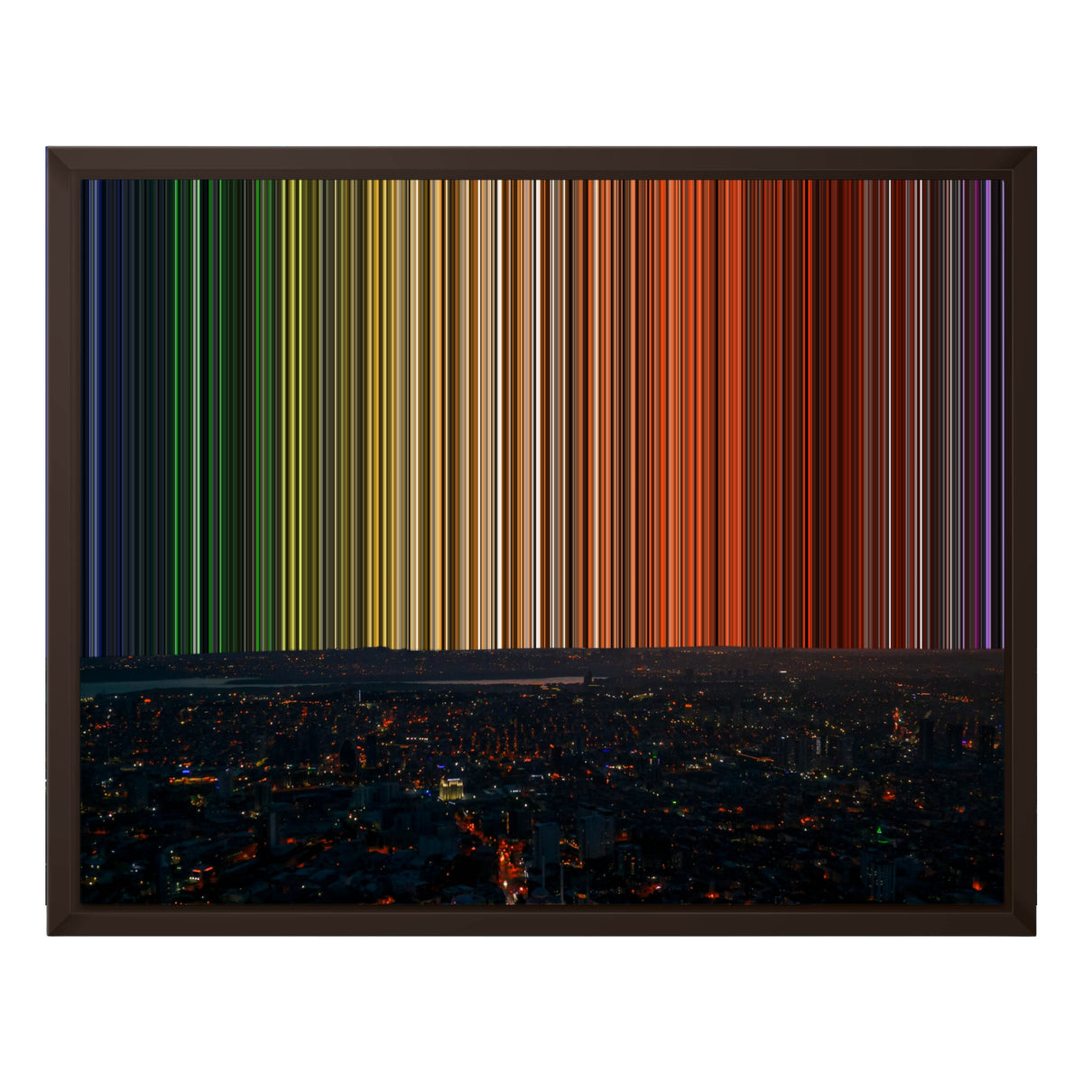 20×16" Framed Canvas - Brown Frame variant