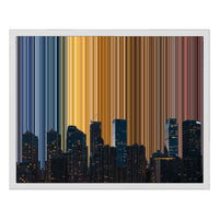 20×16" Framed Canvas - White Frame variant