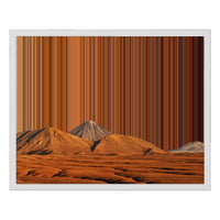 20×16" Framed Canvas - White Frame variant