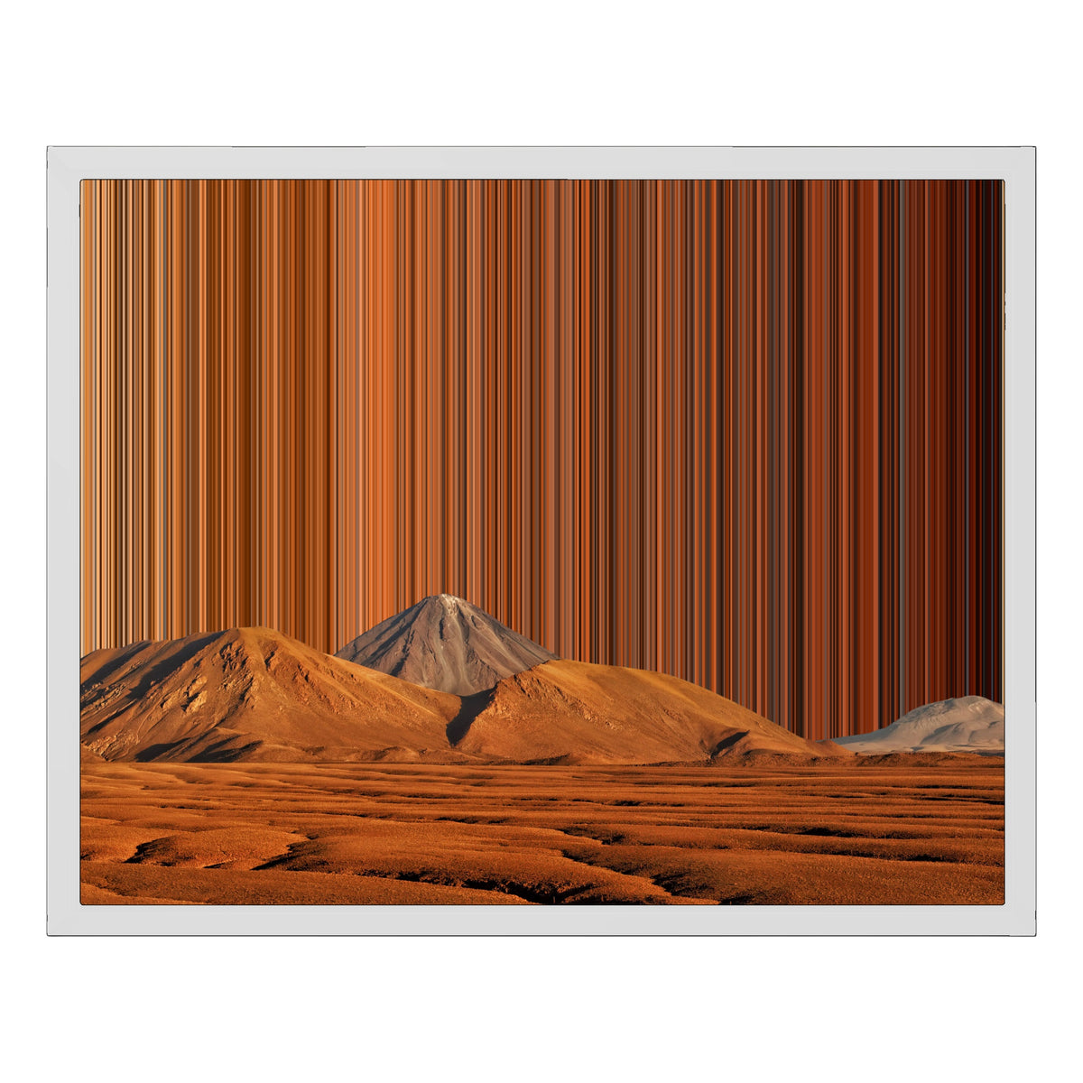 20×16" Framed Canvas - White Frame variant
