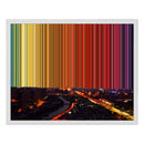 20×16" Framed Canvas - White Frame variant