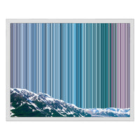 20×16" Framed Canvas - White Frame variant