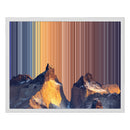 Gerahmtes Leinwandbild im Format 20×16", weißer Rahmen