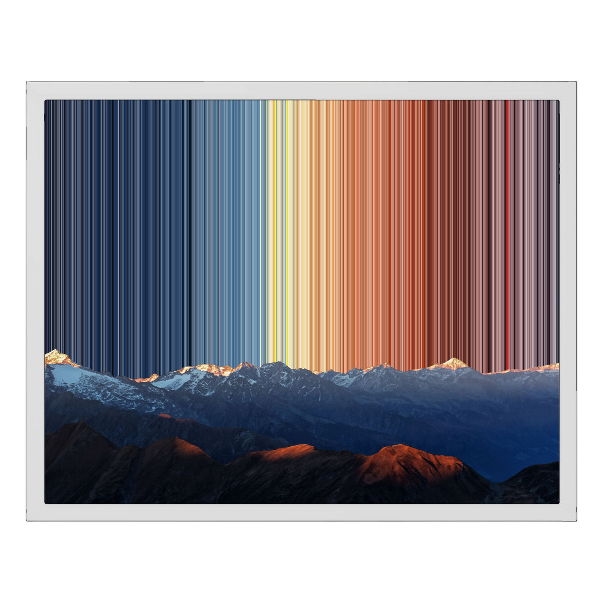 Tela con cornice classica, 20×16", cornice bianca