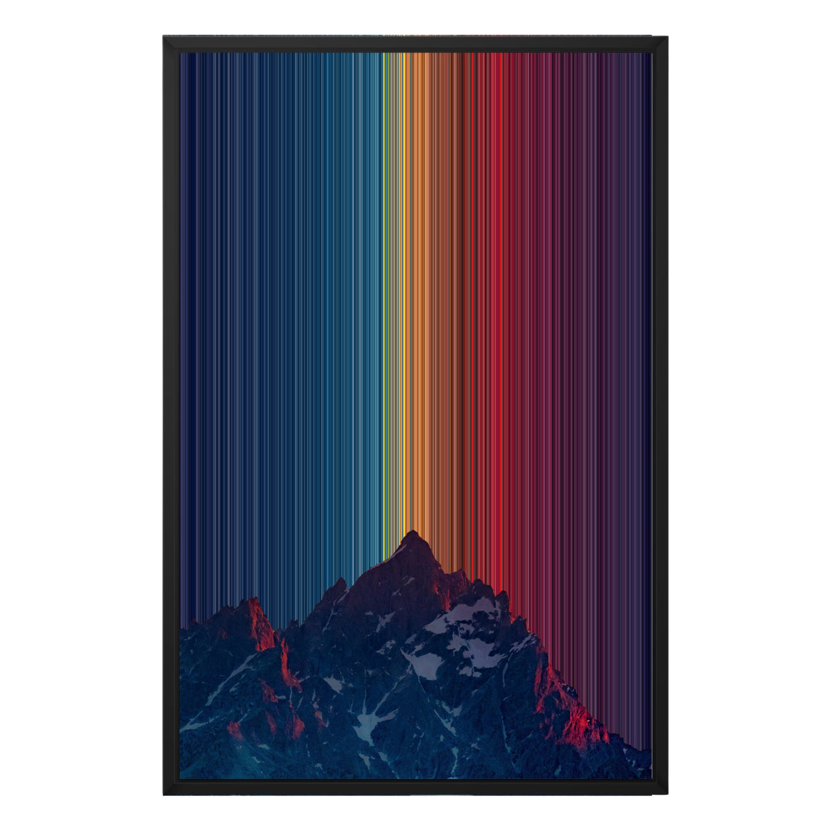20×30" Framed Canvas - Black Frame variant