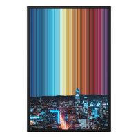 San Francisco - Stratified Light No. 003 - CAN-19MM-FRA-SC-20X30_20x30_Black