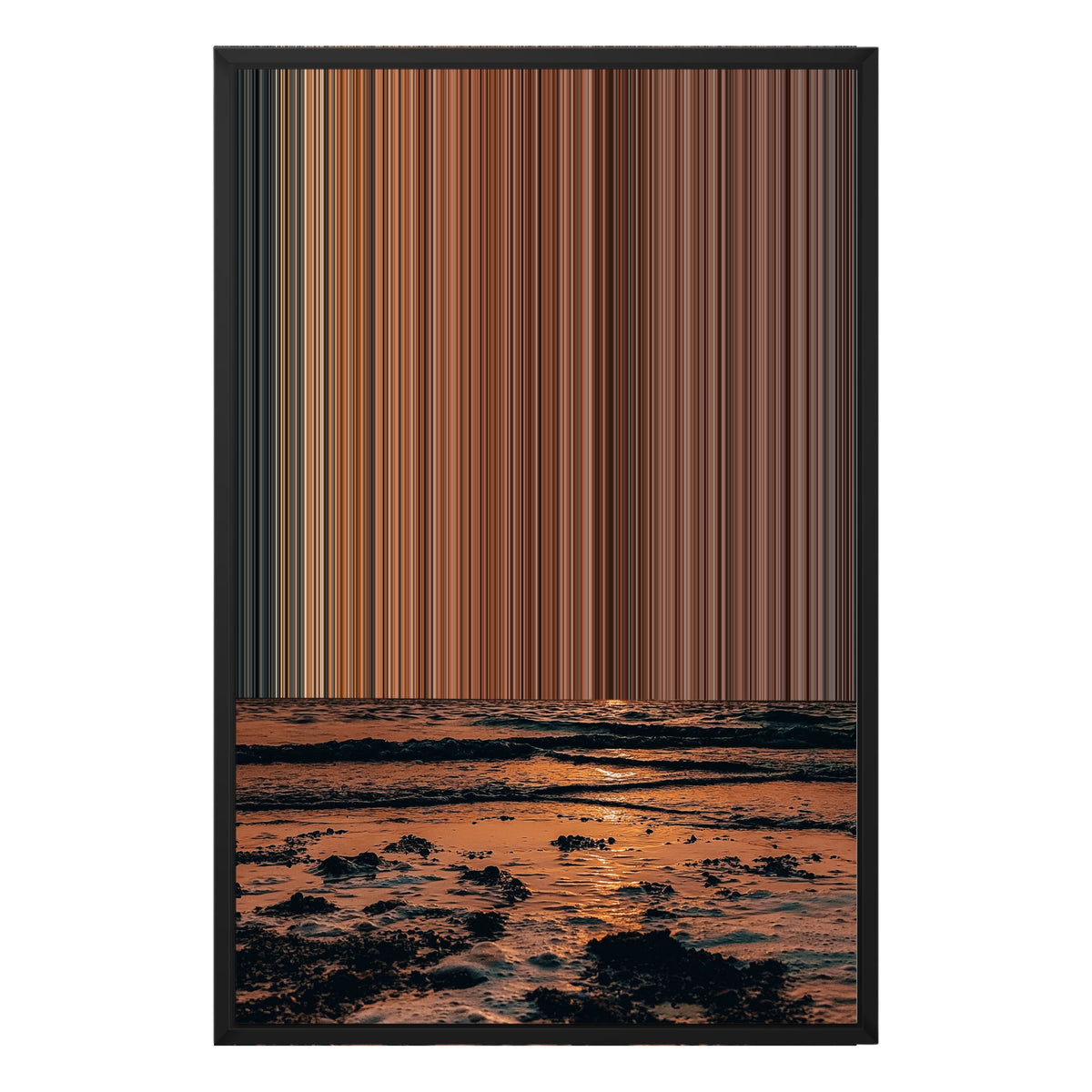 20×30" Framed Canvas - Black Frame variant