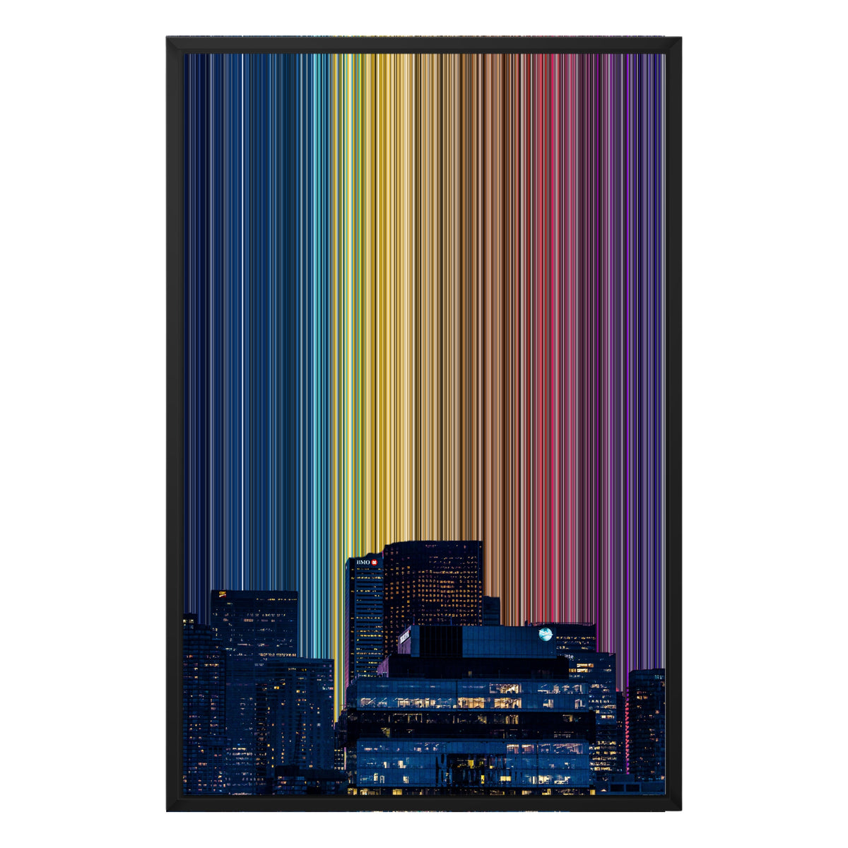 20×30" Framed Canvas - Black Frame variant