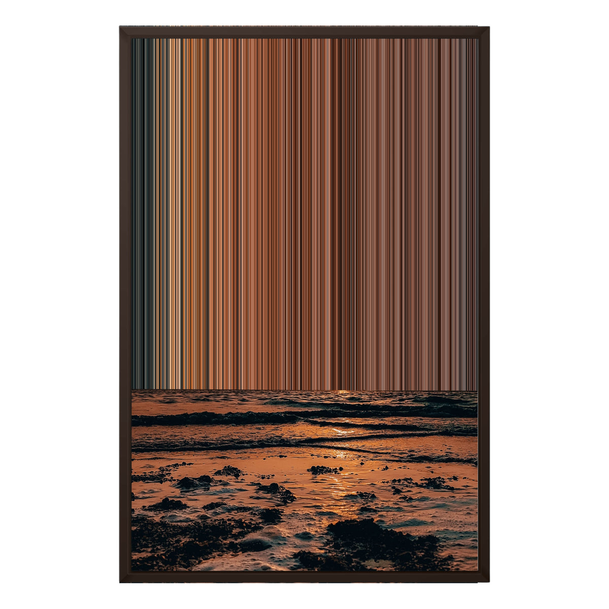 20×30" Framed Canvas - Brown Frame variant