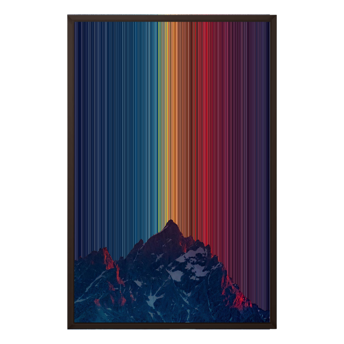 20×30" Framed Canvas - Brown Frame variant
