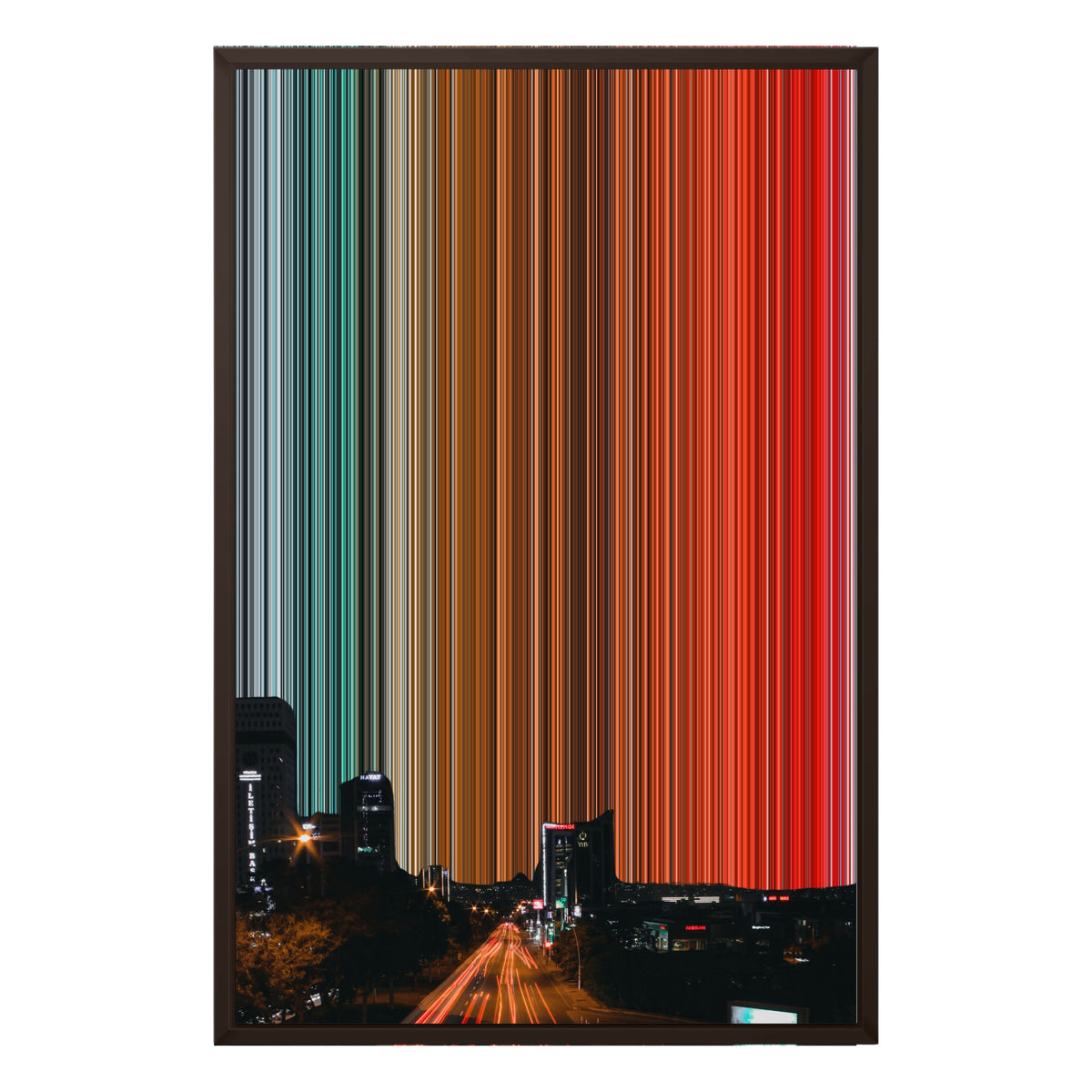 20×30" Framed Canvas - Brown Frame variant