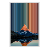 Gerahmtes Leinwandbild im Format 20×30", weißer Rahmen