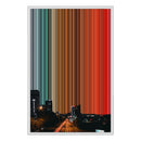 20×30" Framed Canvas - White Frame variant